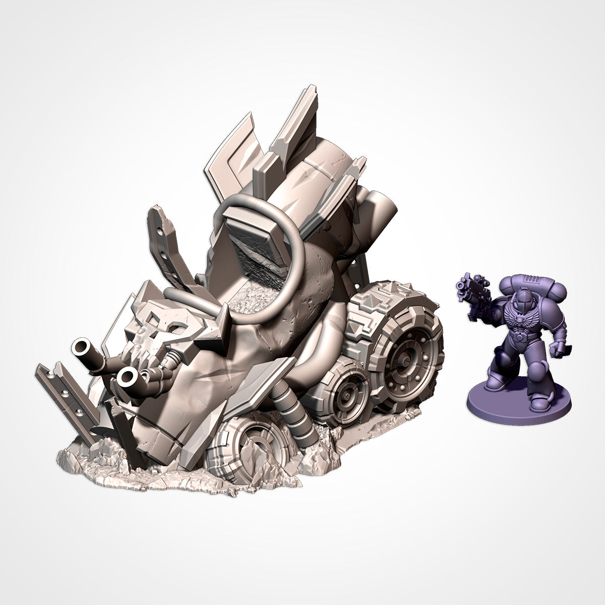 Orc Buggies. 32, 28, 15 & 10mm Scale tabletop wargaming terrain