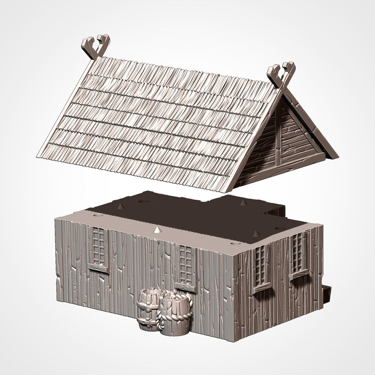 Village of Middle Earth (32, 28, 15 & 10mm Scale) tabletop wargaming terrain