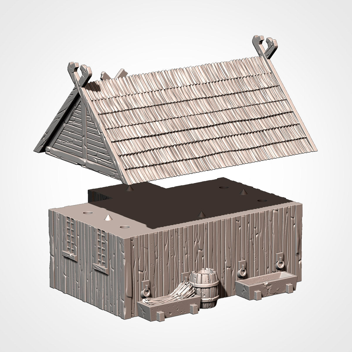 Village of Middle Earth (32, 28, 15 & 10mm Scale) tabletop wargaming terrain