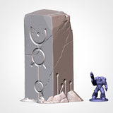 Xenos Monoliths (32, 28, 15 & 10mm Scale) Sci-fi tabletop wargaming terrain