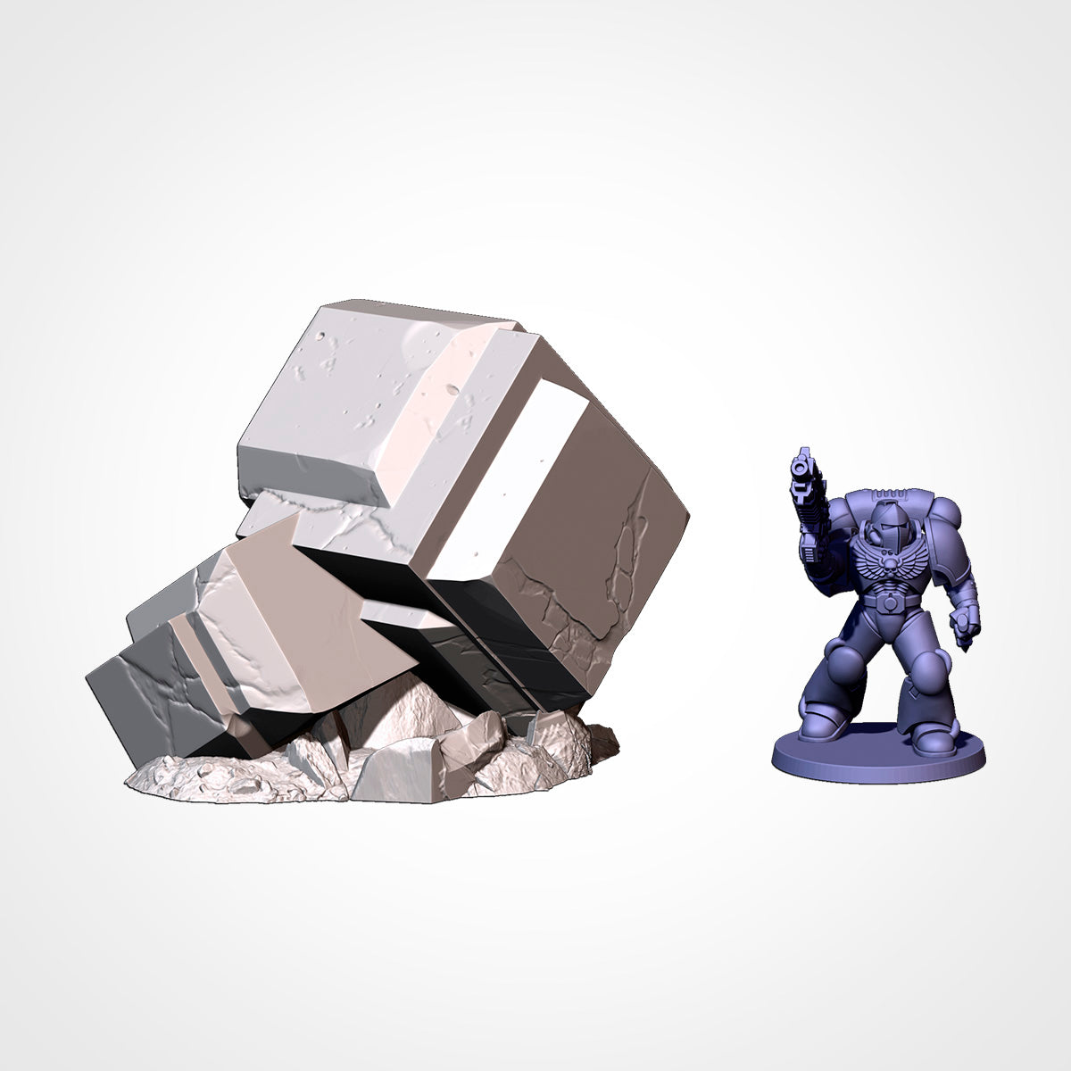 Xenos Monoliths (32, 28, 15 & 10mm Scale) Sci-fi tabletop wargaming terrain