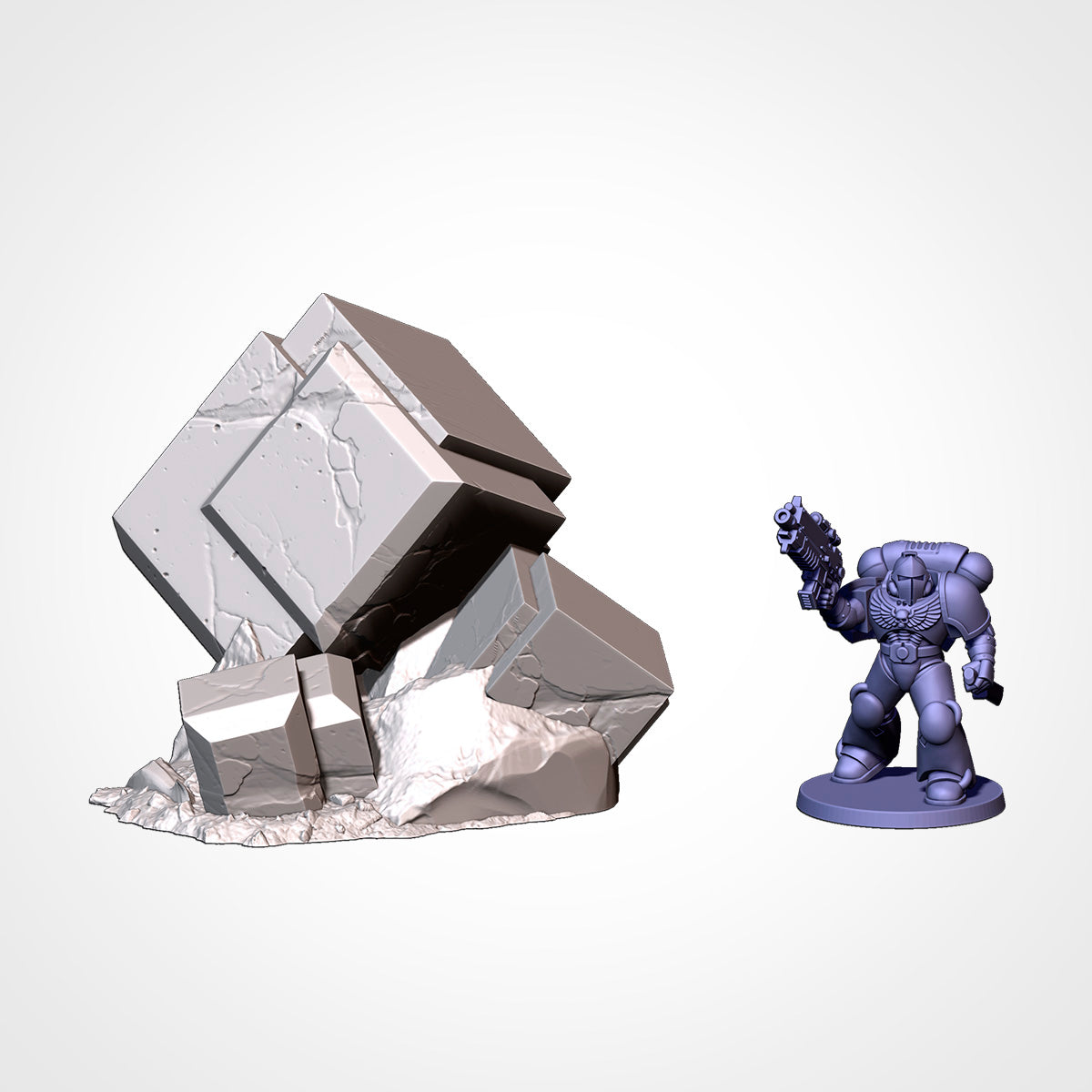 Xenos Monoliths (32, 28, 15 & 10mm Scale) Sci-fi tabletop wargaming terrain