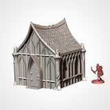 Wood Elf Village (32, 28, 15 & 10mm Scale) tabletop wargaming terrain