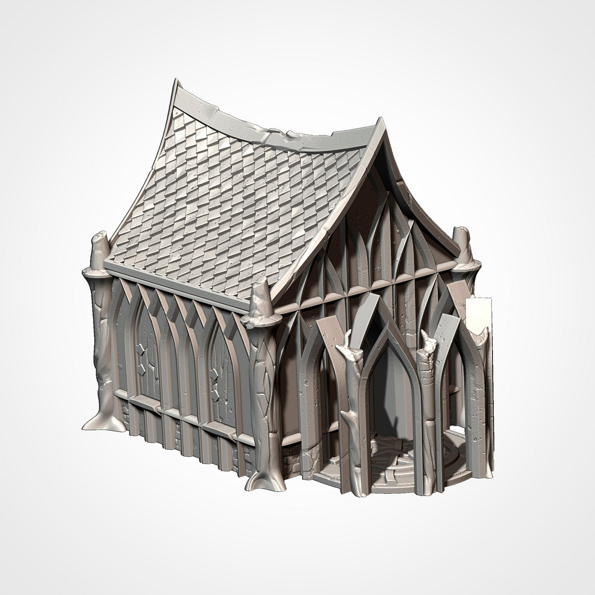 Wood Elf Village (32, 28, 15 & 10mm Scale) tabletop wargaming terrain