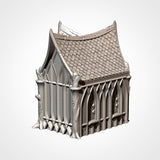 Wood Elf Village (32, 28, 15 & 10mm Scale) tabletop wargaming terrain