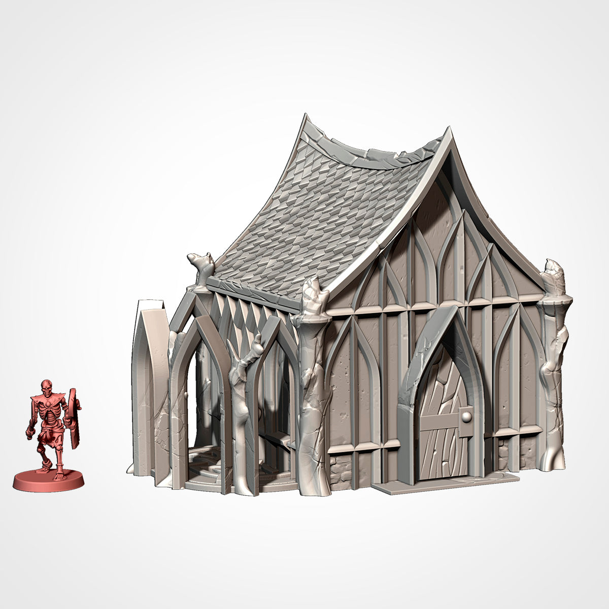 Wood Elf Village (32, 28, 15 & 10mm Scale) tabletop wargaming terrain