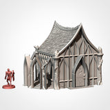 Wood Elf Village (32, 28, 15 & 10mm Scale) tabletop wargaming terrain