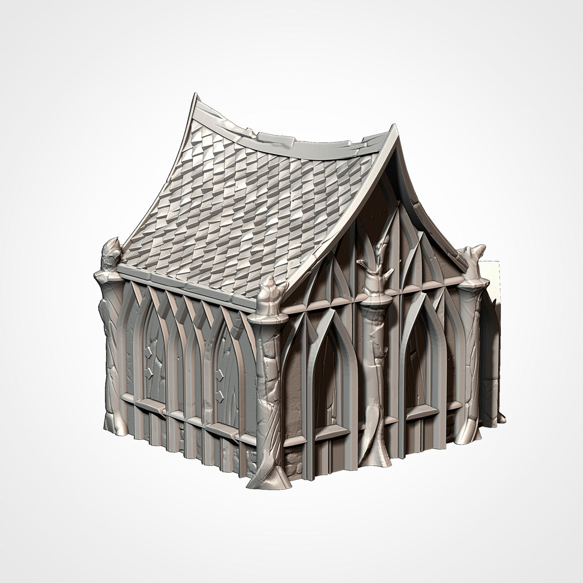 Wood Elf Village (32, 28, 15 & 10mm Scale) tabletop wargaming terrain