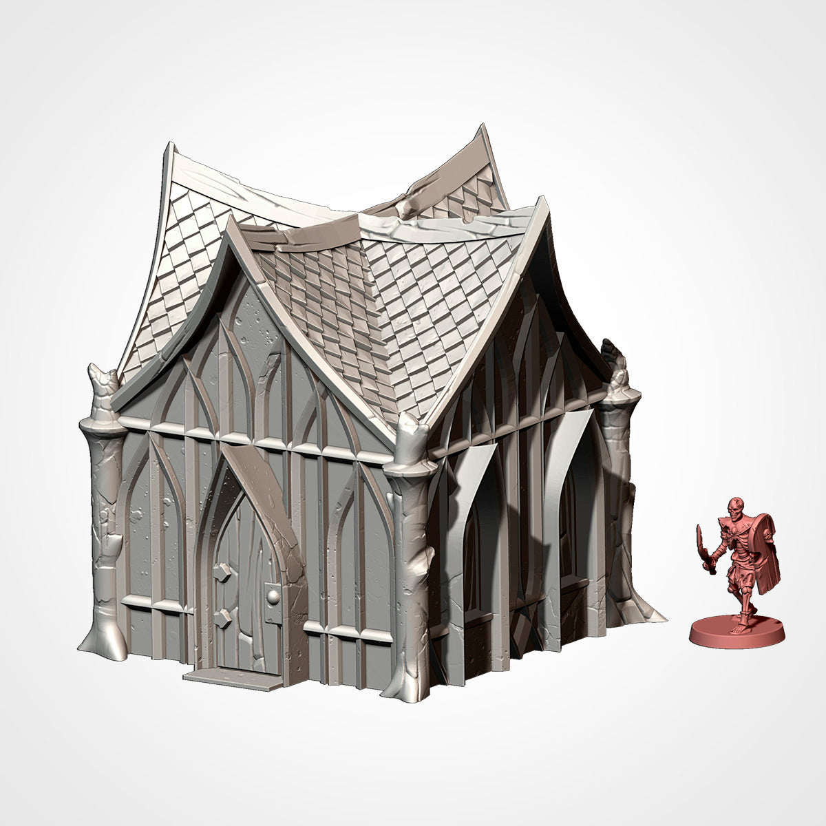 Wood Elf Village (32, 28, 15 & 10mm Scale) tabletop wargaming terrain