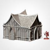 Wood Elf Village (32, 28, 15 & 10mm Scale) tabletop wargaming terrain