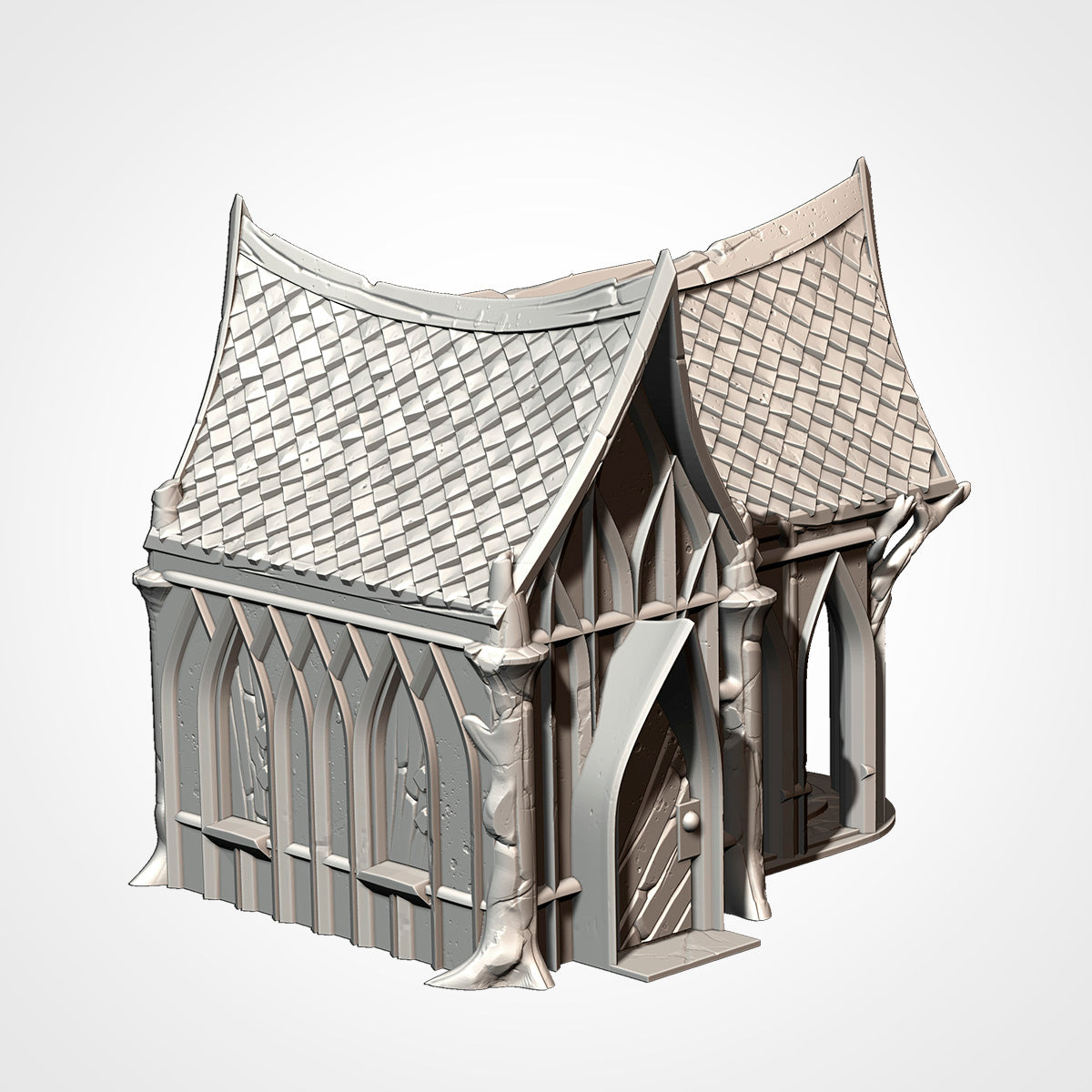 Wood Elf Village (32, 28, 15 & 10mm Scale) tabletop wargaming terrain