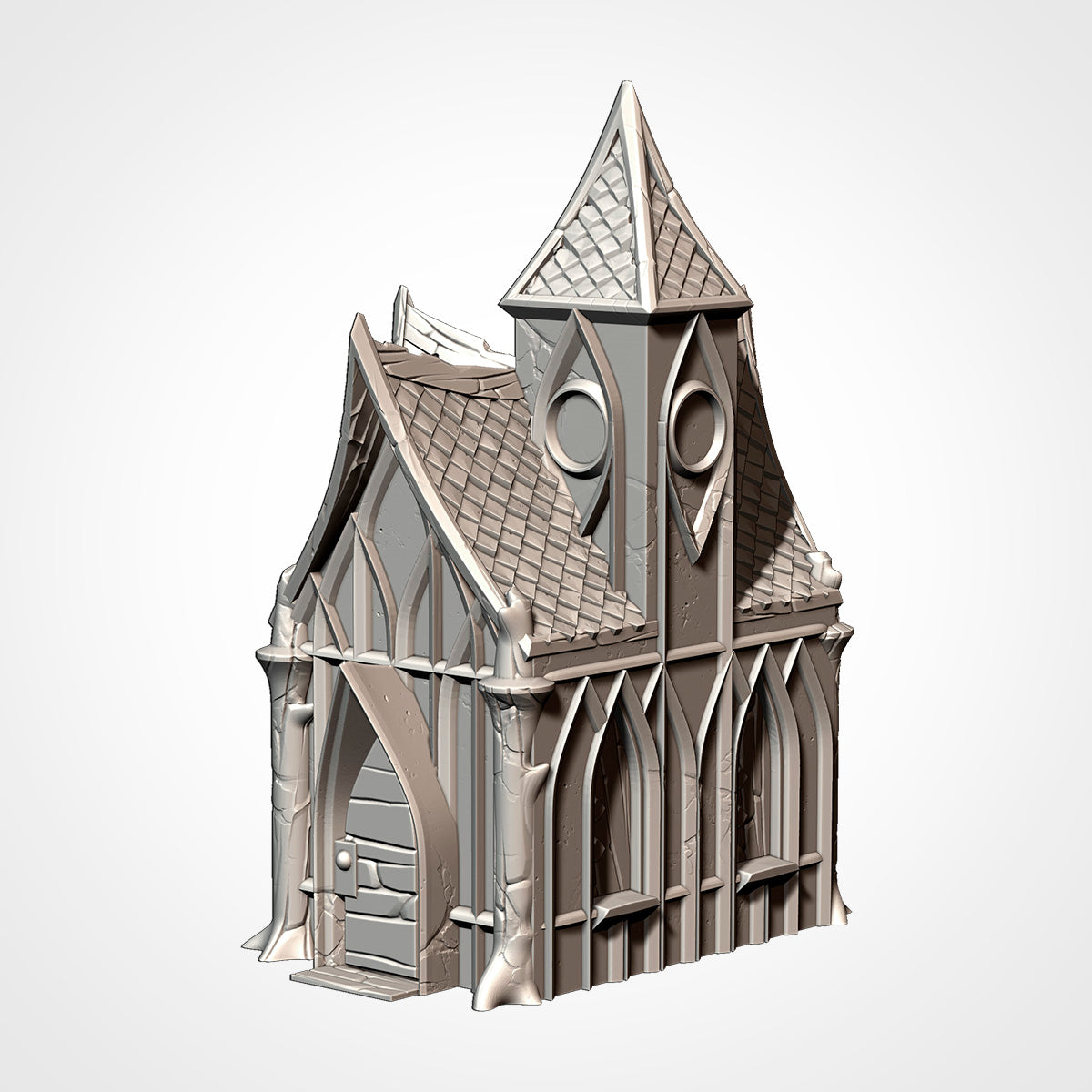 Wood Elf Village (32, 28, 15 & 10mm Scale) tabletop wargaming terrain
