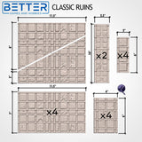 11th edition terrain layout footprints, Classic Ruins