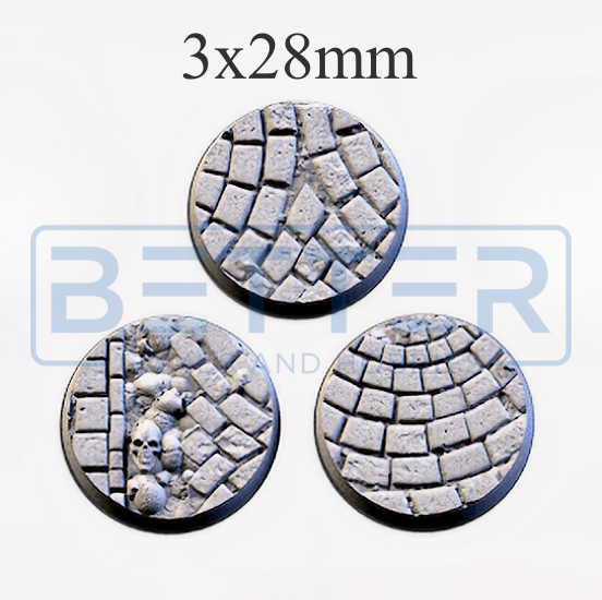 Medieval Road - Themed bases and Toppers for sci-fi & fantasy wargaming