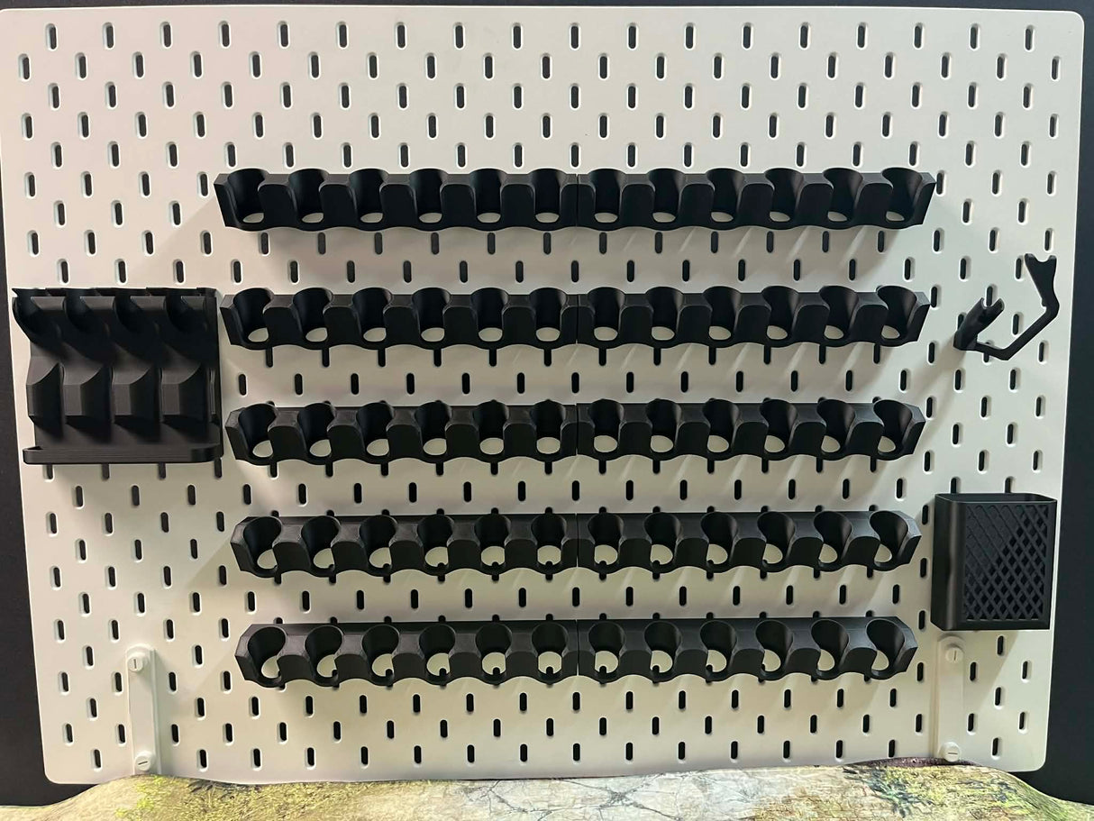 Wall Workshop - Modular hobby organiser, Accessories, Ikea Skadis compatible.