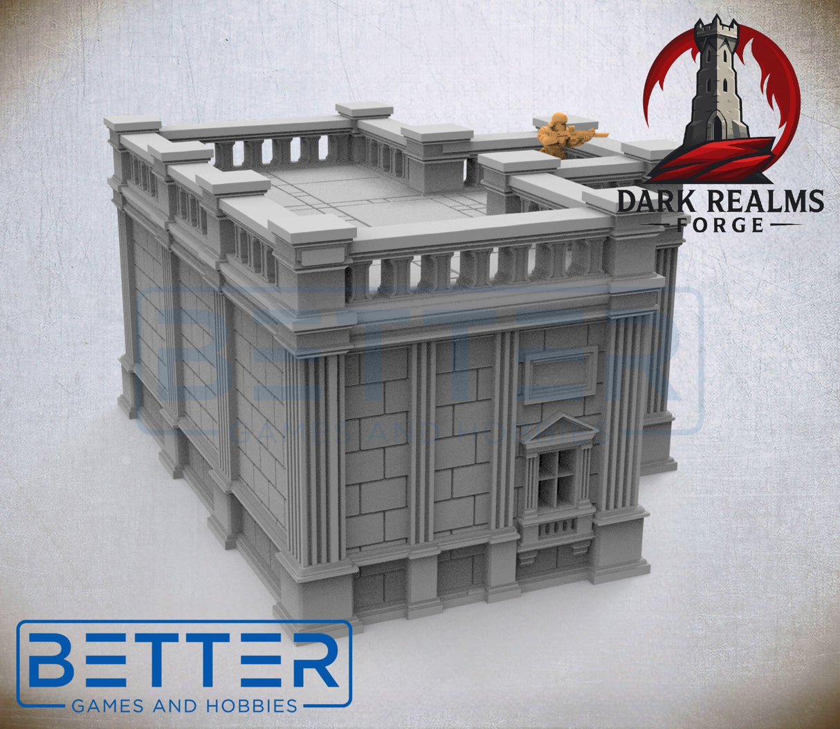 Castra Ultimarii – Roman Inspired Modular Building 2 | 32 mm, 28 mm, 15 mm & 10 mm Scale | Sci-Fi & Fantasy Wargaming Terrain | RPG Scenery
