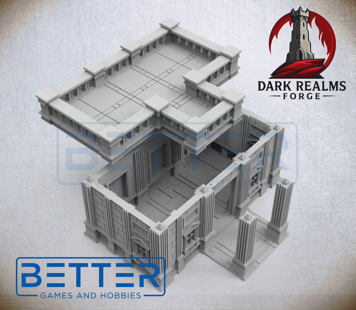 Castra Ultimarii – Roman Inspired Modular Building 2 | 32 mm, 28 mm, 15 mm & 10 mm Scale | Sci-Fi & Fantasy Wargaming Terrain | RPG Scenery