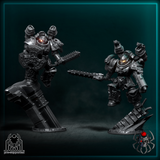 Jetpacks, Sons of the Storm - Flying Hunters. Conversion parts for sci-fi wargaming, 2nd born marine