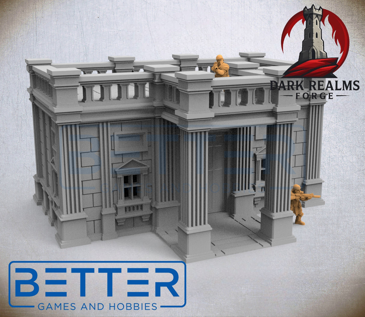 Castra Ultimarii – Roman Inspired Modular Building 2 | 32 mm, 28 mm, 15 mm & 10 mm Scale | Sci-Fi & Fantasy Wargaming Terrain | RPG Scenery