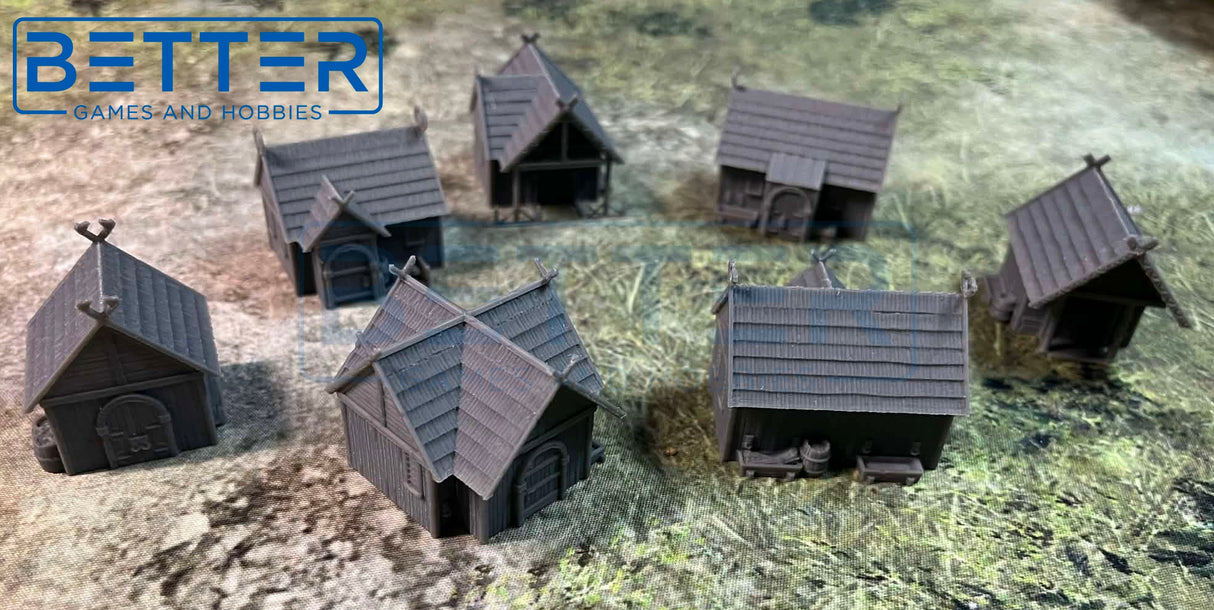 Village of Middle Earth (32, 28, 15 & 10mm Scale) tabletop wargaming terrain