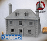 Overlord 1944, Farmhouse & Barn - 32, 28, 15 and 10mm Scale, for Fantasy, Historical terrain RPG