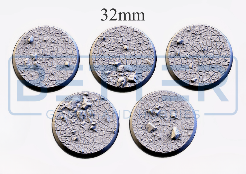 Dry ground - Themed Bases and Toppers for sci-fi & fantasy wargaming