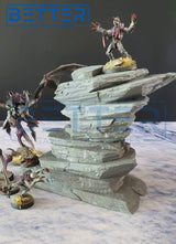 Desert Mountains 2, (32, 28, 15 & 10mm Scale) 3d printed terrain. Fantasy Sci-fi and Historical wargames, RPG