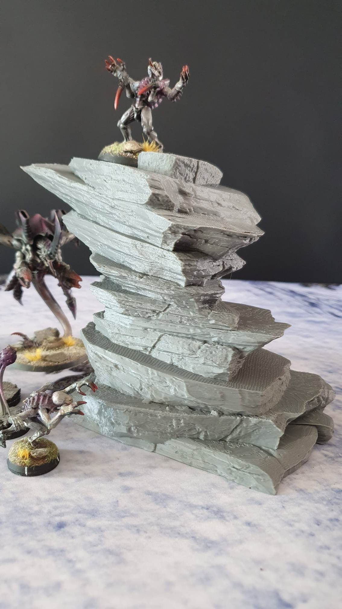 Desert Mountains 2, (32, 28, 15 & 10mm Scale) 3d printed terrain. Fantasy Sci-fi and Historical wargames, RPG