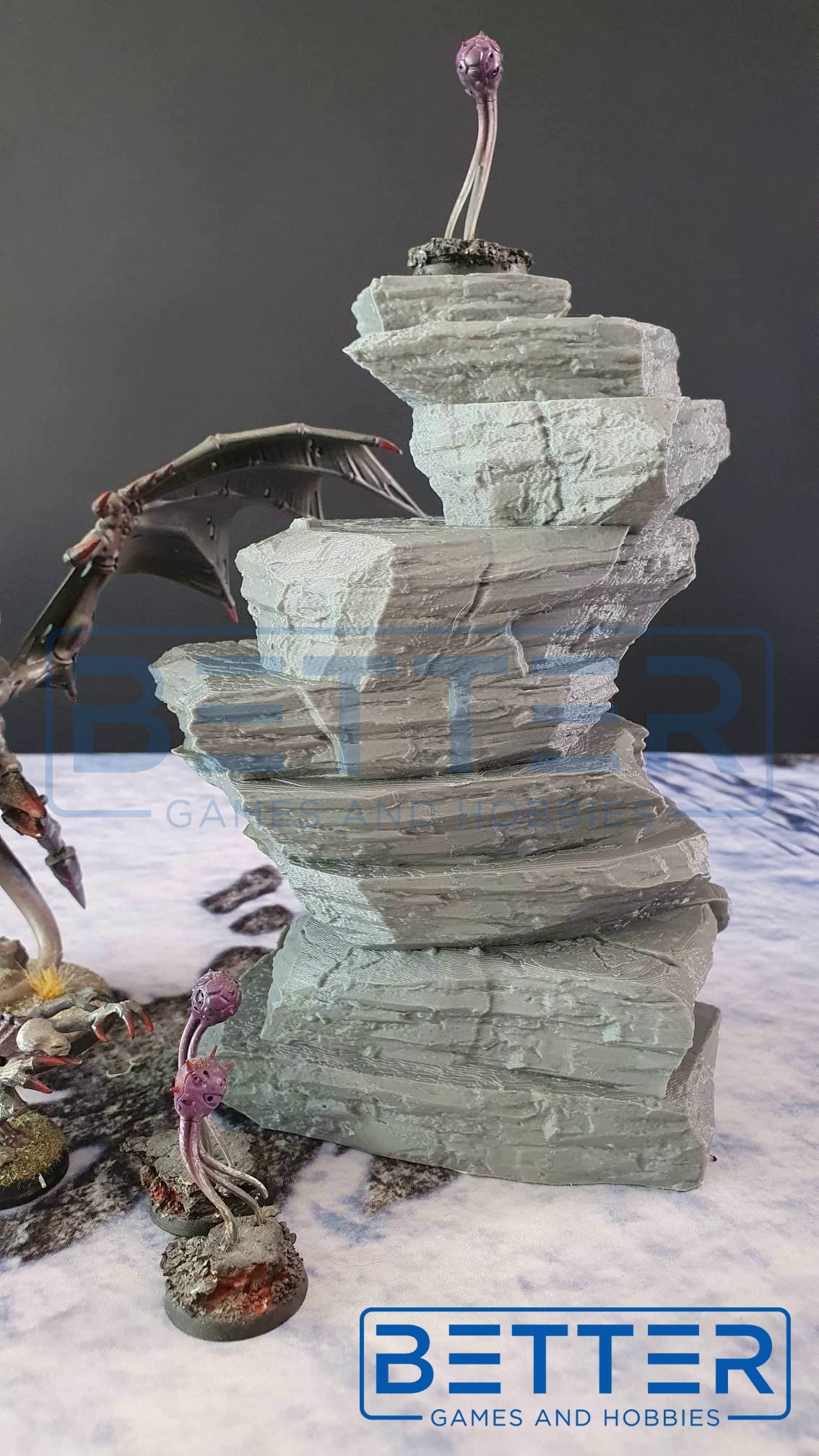 Desert Mountains 2, (32, 28, 15 & 10mm Scale) 3d printed terrain. Fantasy Sci-fi and Historical wargames, RPG