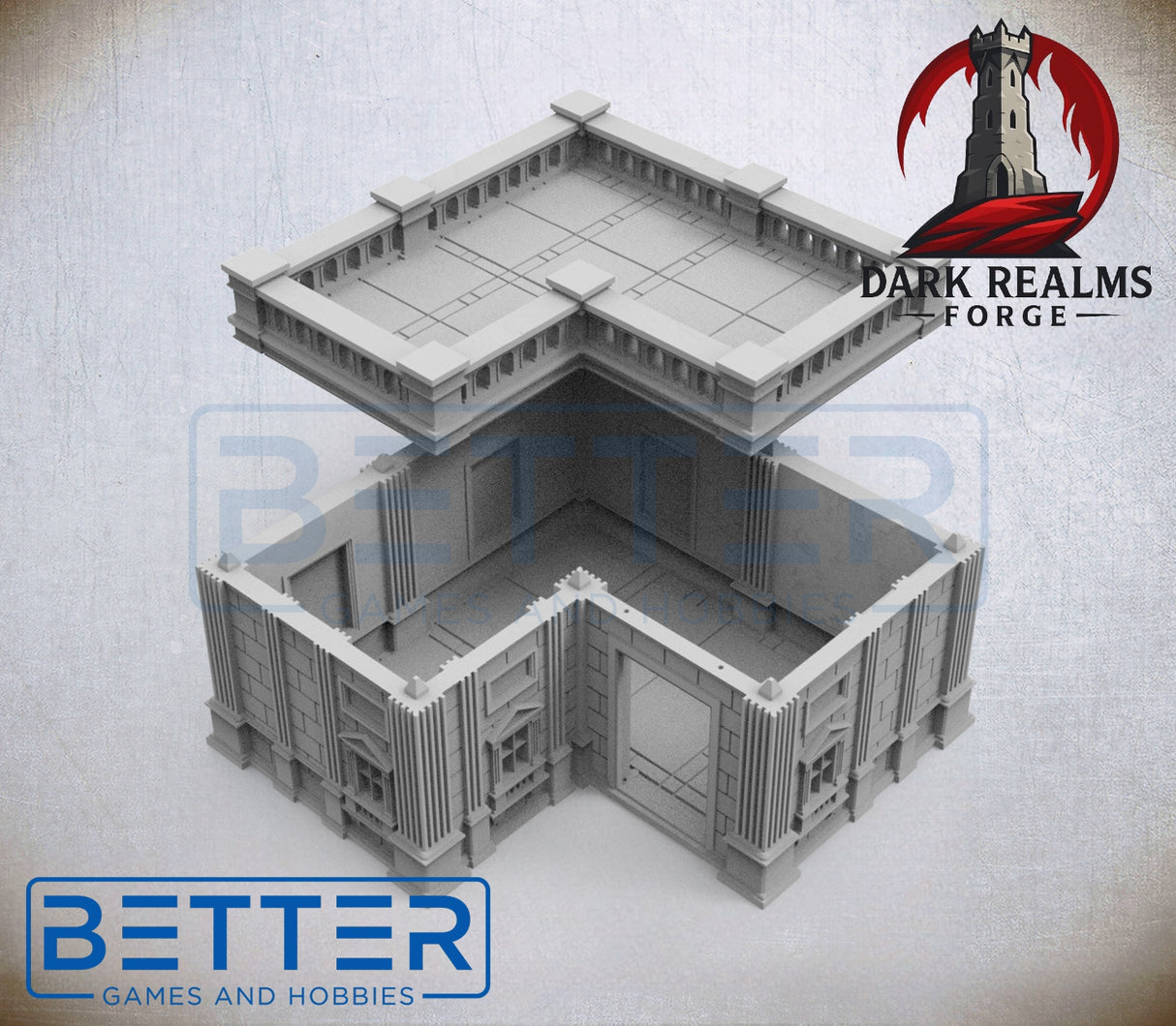Castra Ultimarii – Roman Inspired Modular Building 3 | 32 mm, 28 mm, 15 mm & 10 mm Scale | Sci-Fi & Fantasy Wargaming Terrain | RPG Scenery