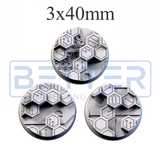 Cyber Hex - Themed Bases and Toppers for sci-fi & fantasy wargaming