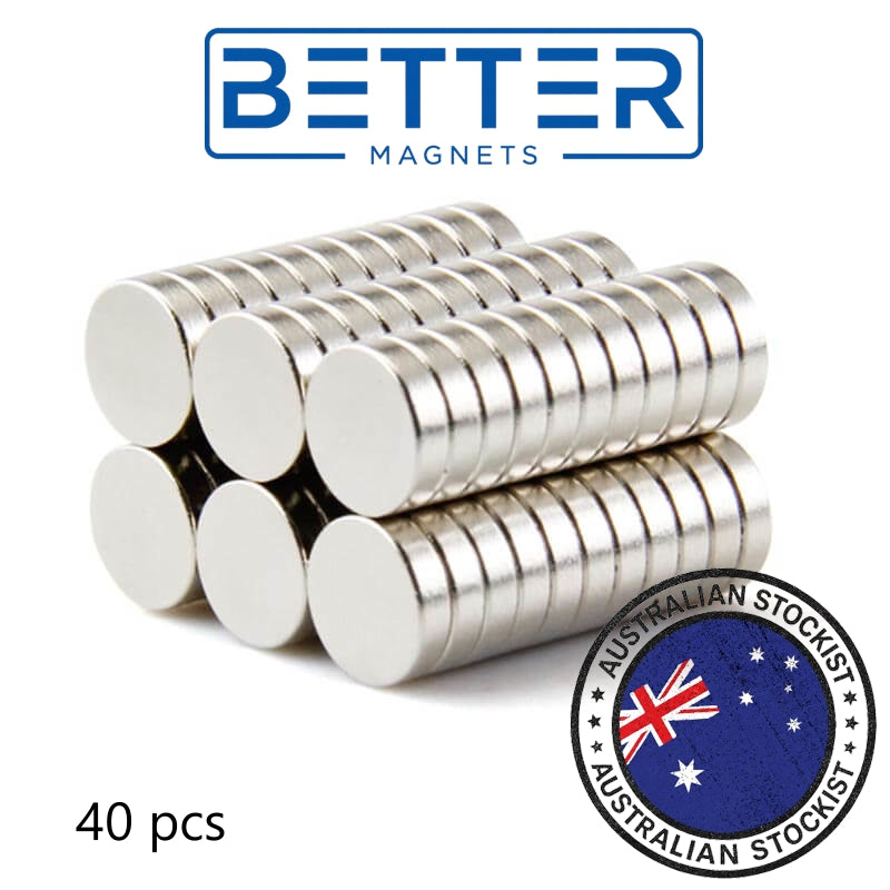 5mm, Disc, Rare Earth, Neodymium Magnets, 40pcs