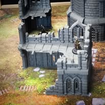 Middle Earth Town (32,28,15 & 10mm Scale) Fantasy Terrain for RPG, D&D