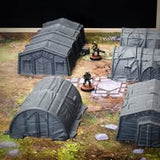 Military Barracks (32, 28, 15 & 10mm Scale) tabletop wargaming terrain