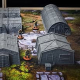 Military Barracks (32, 28, 15 & 10mm Scale) tabletop wargaming terrain