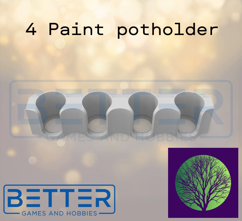 Wall Workshop - Modular hobby organiser, Paint Pot Holders, Ikea Skadis compatible.