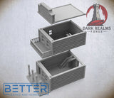 Frontier Town, Building 4 - 28, 15 and 10mm Scale, for Fantasy, Historical terrain RPG