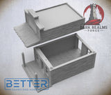 Frontier Town, Building 2 - 28, 15 and 10mm Scale, for Fantasy, Historical terrain RPG