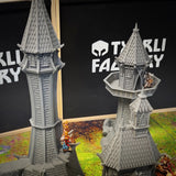 Elven Buildings - 32, 28, 15, or 10mm Scale for Fantasy Wargaming RPG