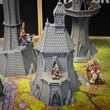 Elven Buildings - 32, 28, 15, or 10mm Scale for Fantasy Wargaming RPG