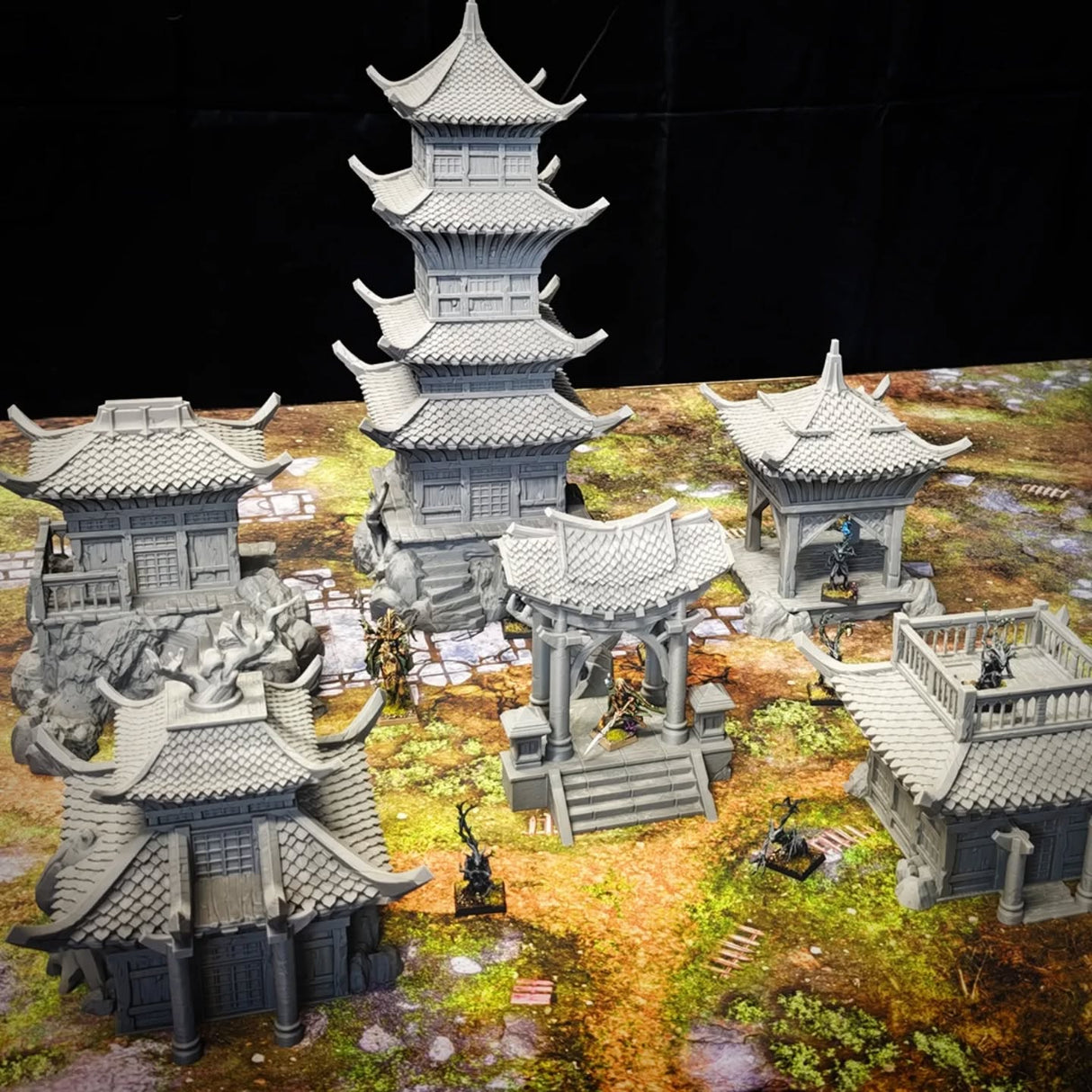 Oriental Buildings (32, 28, 15 & 10mm Scale) tabletop wargaming terrain