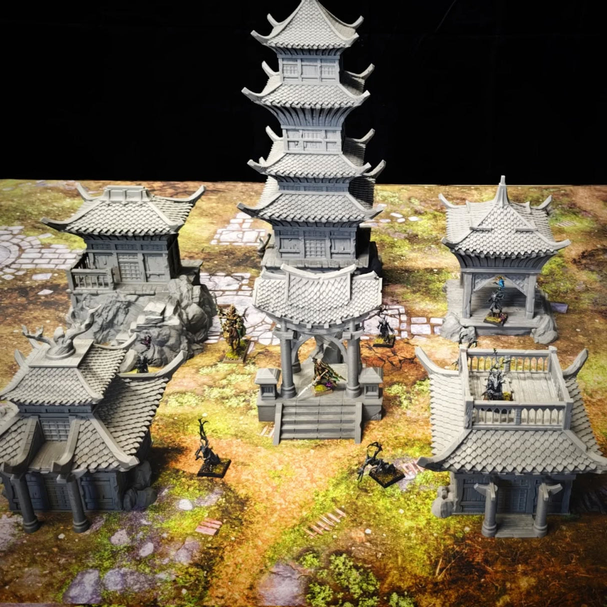 Oriental Buildings (32, 28, 15 & 10mm Scale) tabletop wargaming terrain
