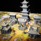 Oriental Buildings (32, 28, 15 & 10mm Scale) tabletop wargaming terrain