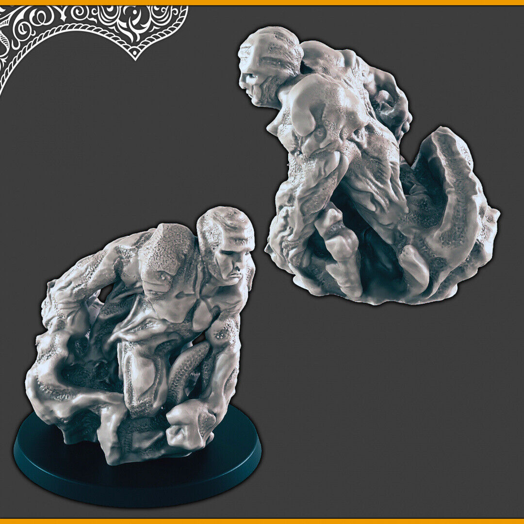 Sand Golem - 28mm scale 3d printed miniatures for fantasy wargaming RPG