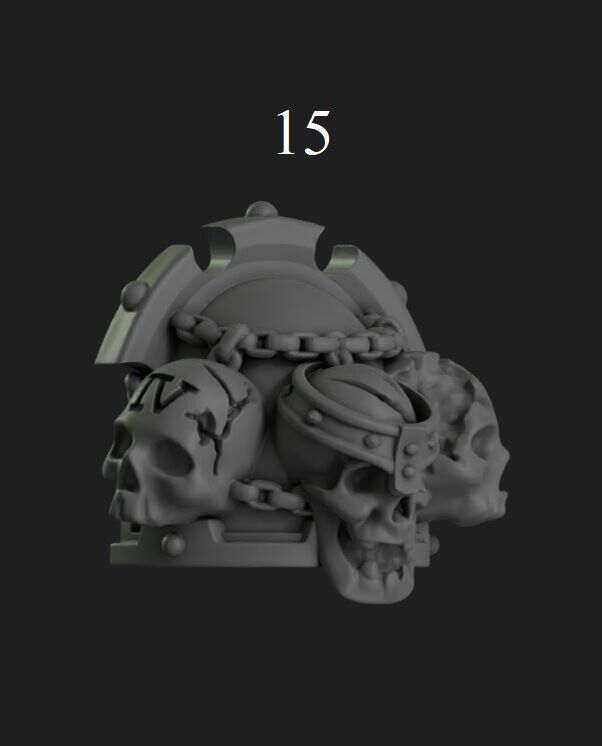 Shoulder Pads - Eternal Pilgrims for 2nd Born Marines