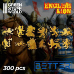 English Lion Symbols.