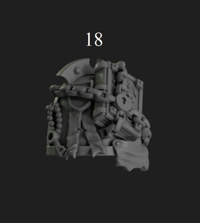Shoulder Pads - Eternal Pilgrims for 2nd Born Marines