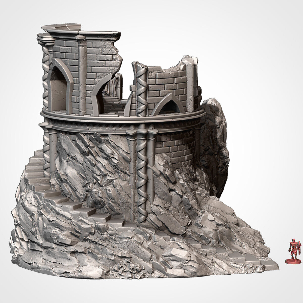 Ruin on the mountain