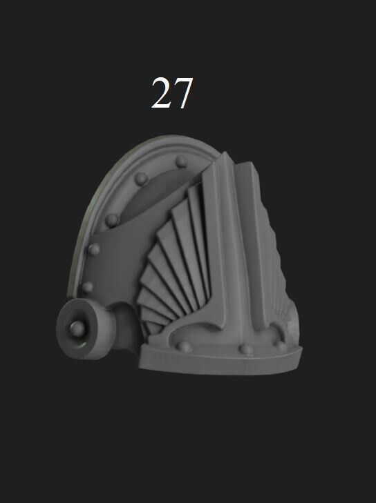 Shoulder Pads - Eternal Pilgrims for 2nd Born Marines