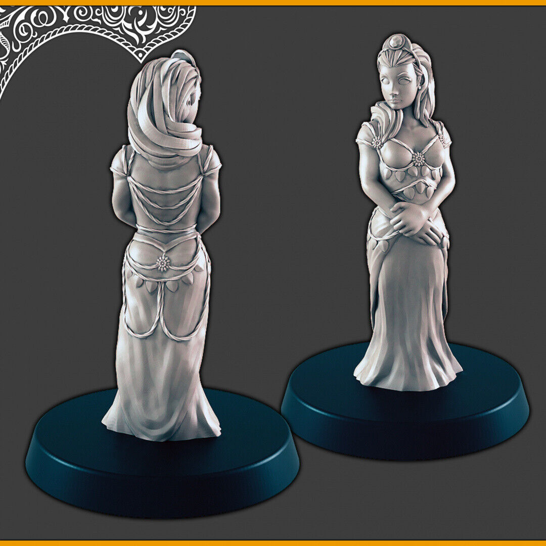 Desert Royals - 28mm scale 3d printed miniatures for fantasy wargaming RPG